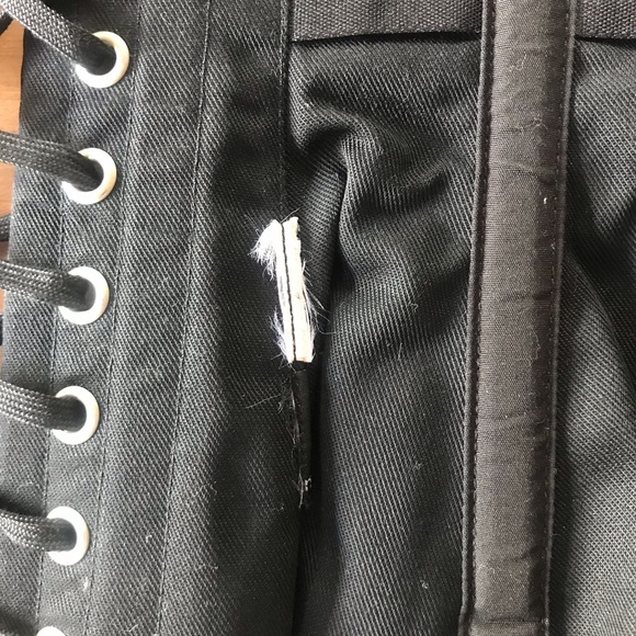 High quality Black Satin corset - Picture 7 of 8